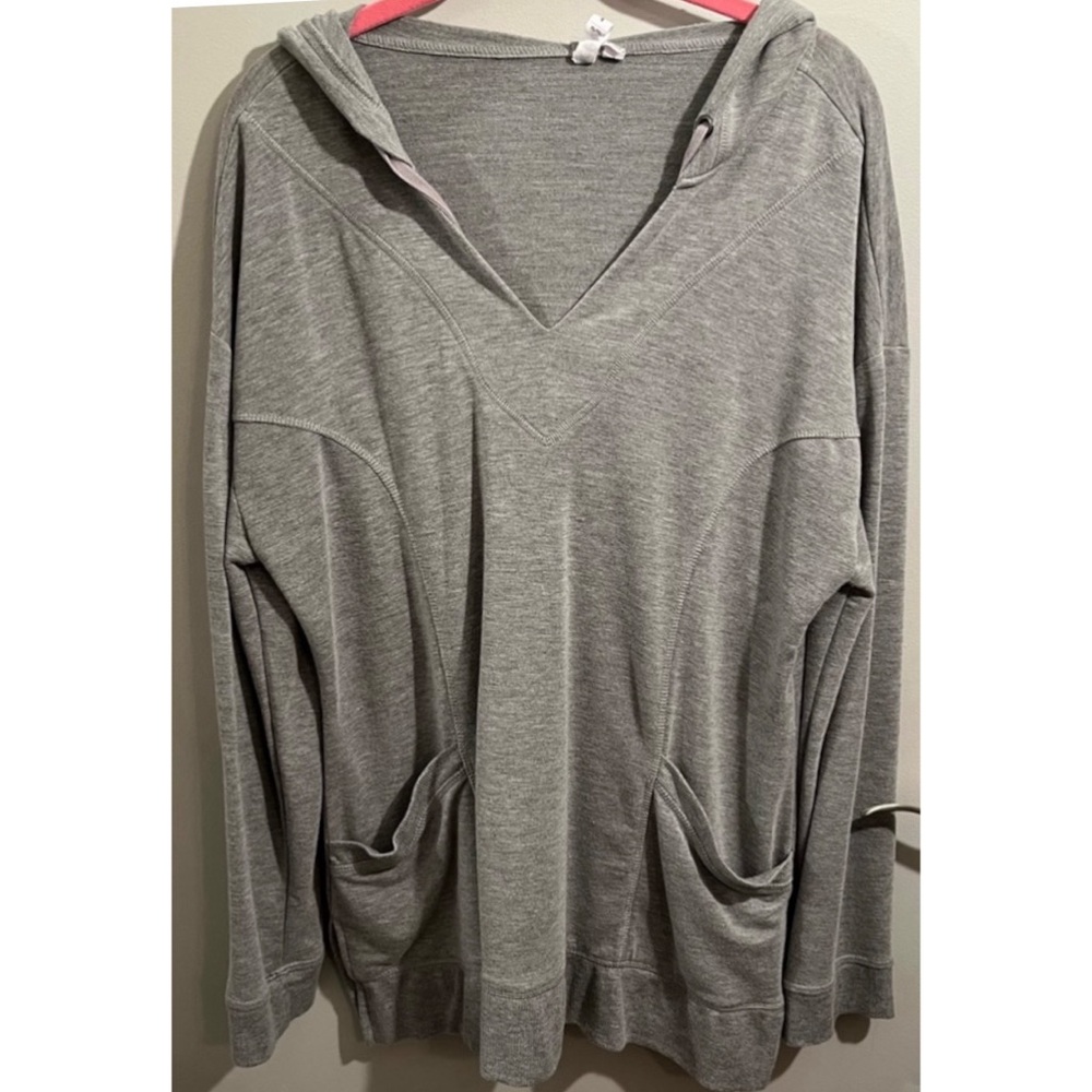 Gray Hooded Sweatshirt